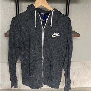 Nike Dark Gray Zip-Up Sweater